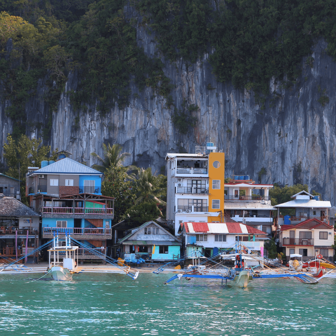 Scenic Transfers: Seamless travel between Manila and El Nido, showcasing the natural beauty of the Philippines.