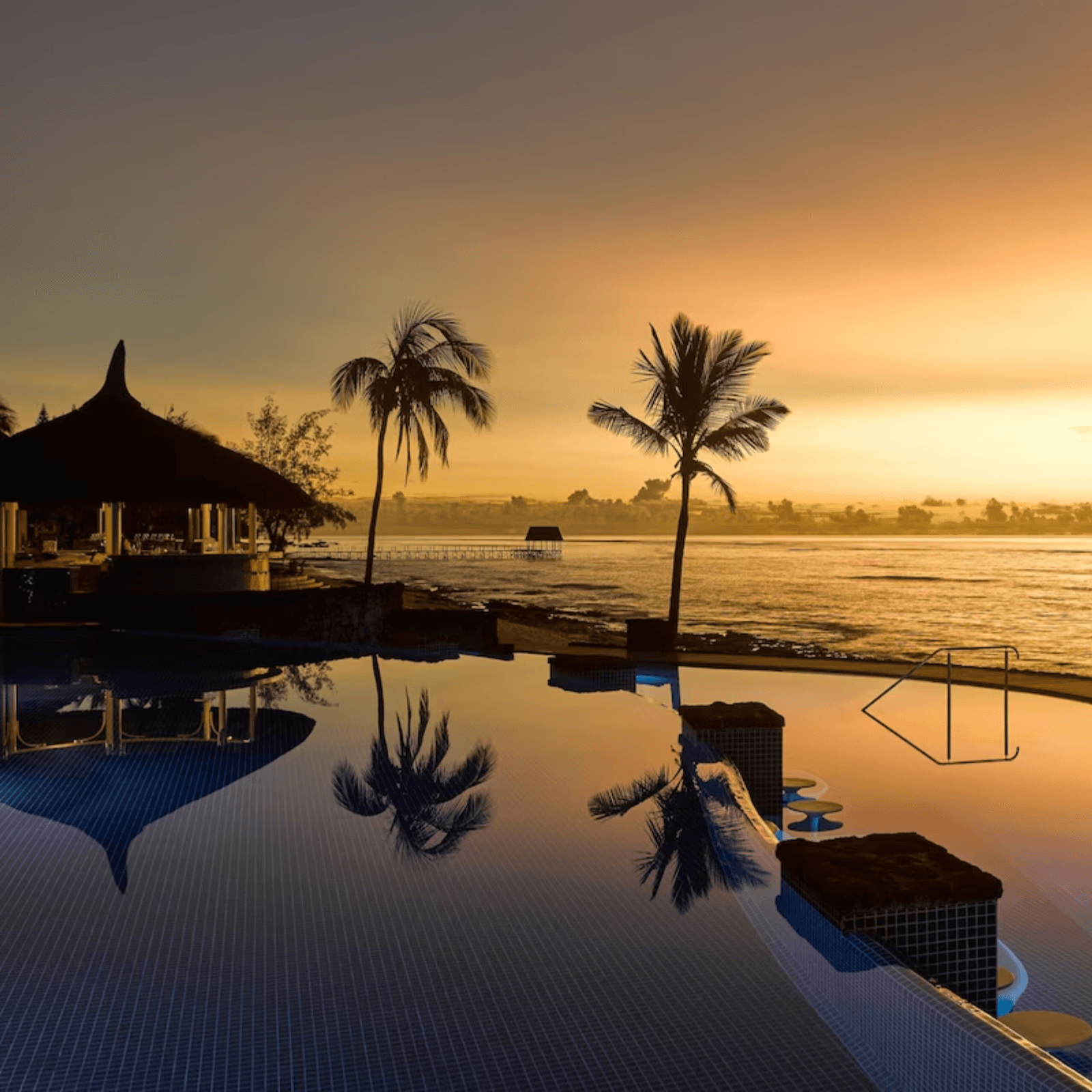 In the afternoon, unwind by the sparkling pool or lounge on the sun-kissed beach, soaking in the tranquil ambiance. Take a refreshing dip, sip on a tropical cocktail, or simply bask in the warm sunshine while enjoying the breathtaking ocean views.