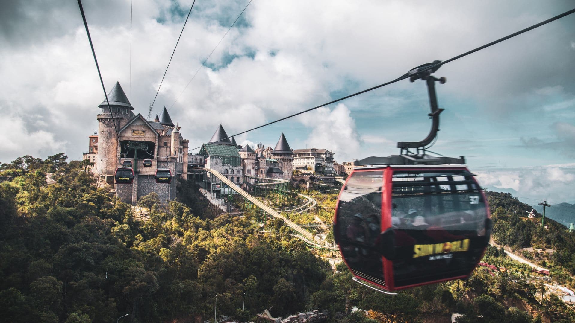 Ride the famous cable car to Ba Na Hills