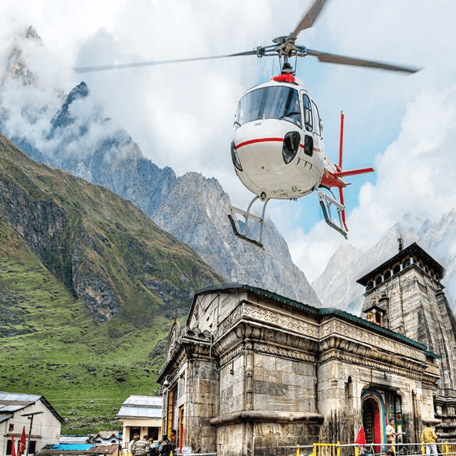 A Divine Helicopter Journey Across the Holy Shrines of the Himalayas!