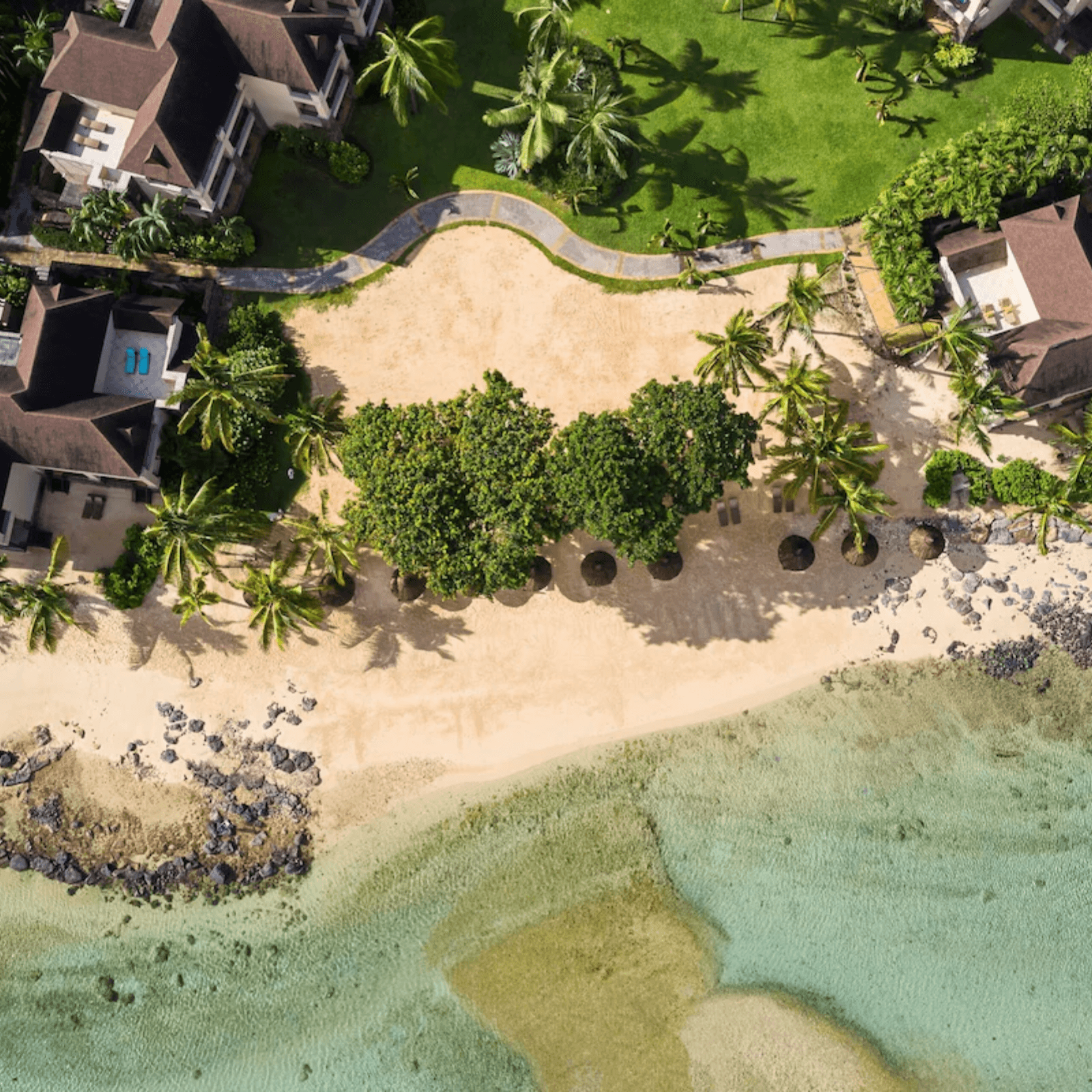 Luxurious beachfront rooms with stunning ocean views.