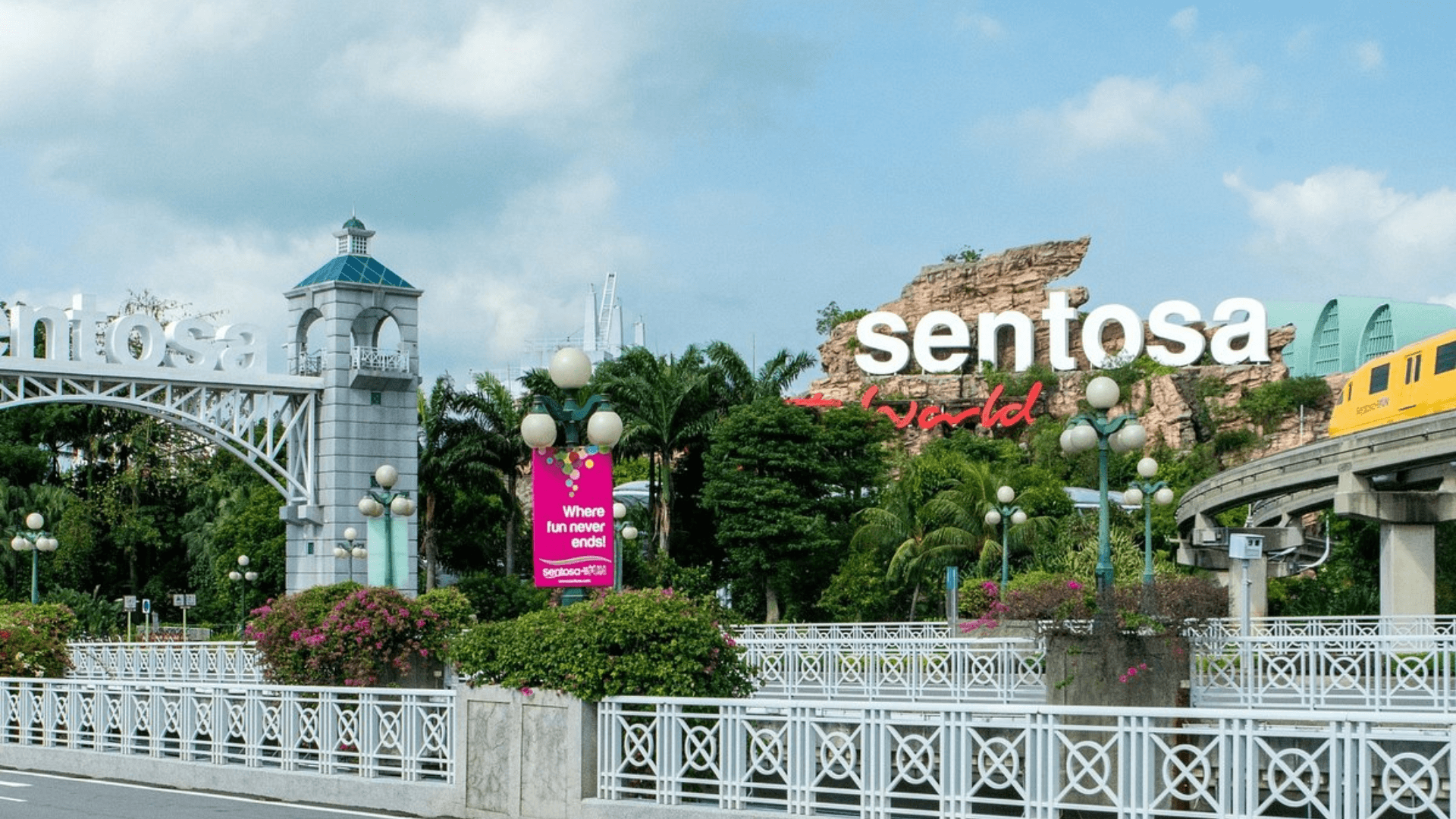 "Sentosa Island & Night Safari – Sun, fun, and adventure by day, wildlife wonders by night."